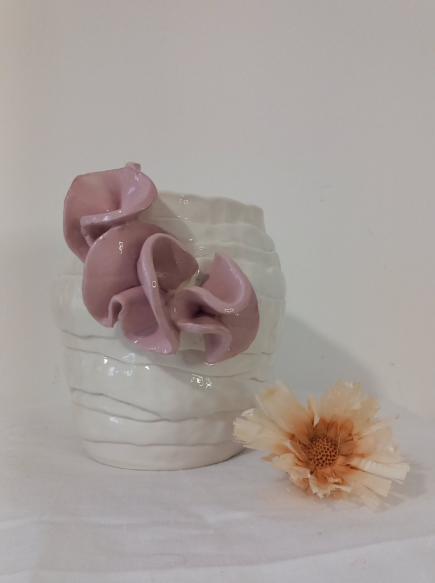 Vaso Fiore Rosa Antico
