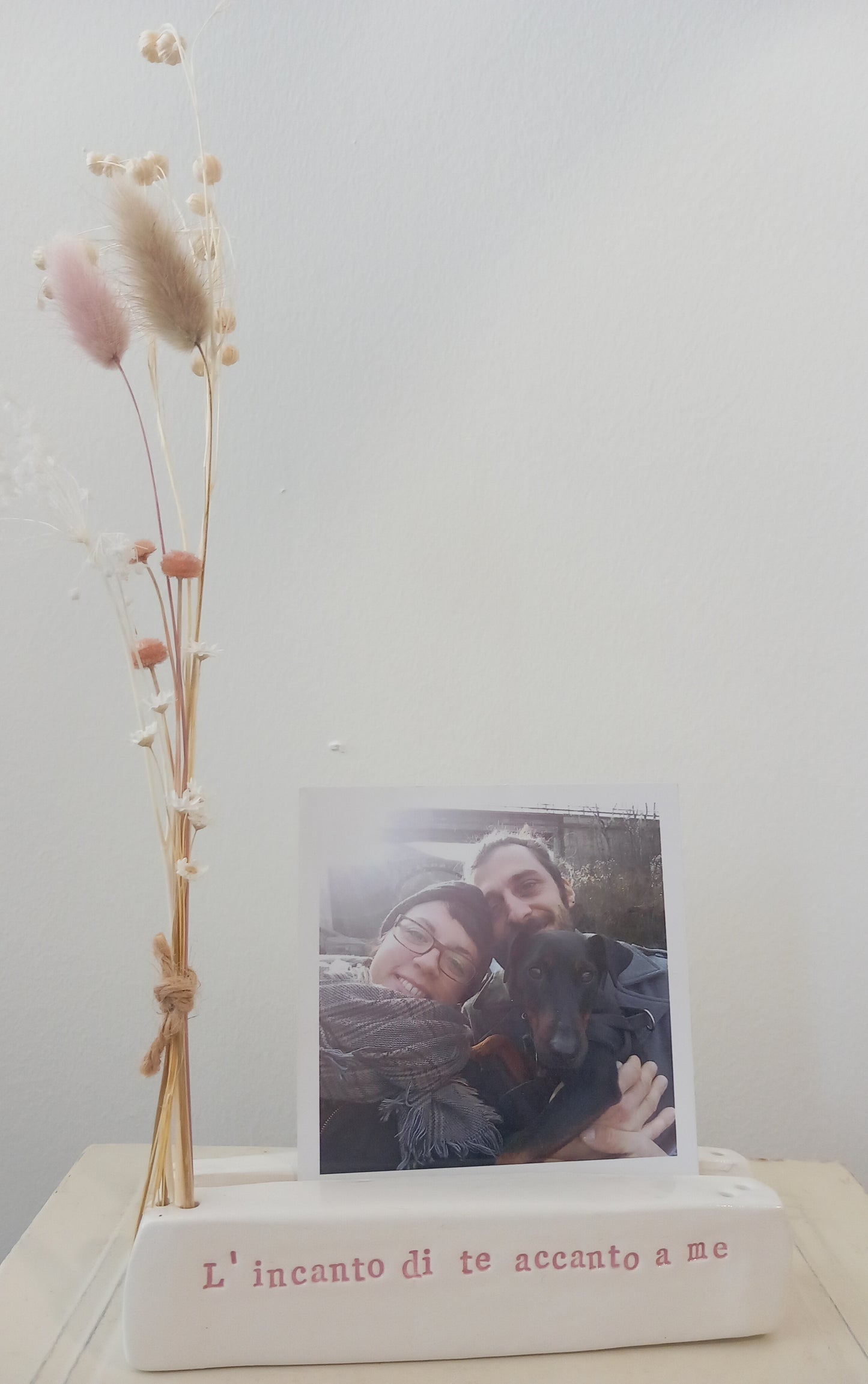 Portafoto "L'incanto di te accanto a me"