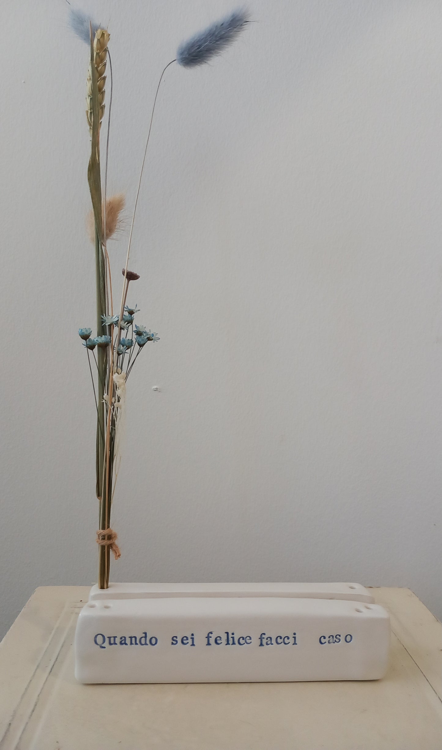 Portafoto " Quando sei felice facci caso"