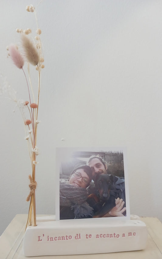 Portafoto "L'incanto di te accanto a me"