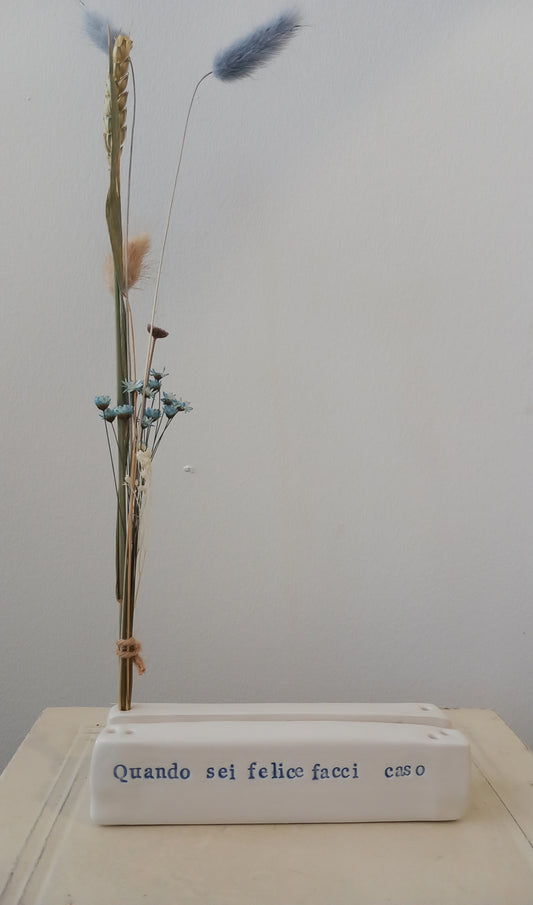 Portafoto " Quando sei felice facci caso"