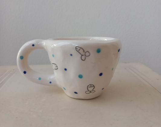 Tazzina piselli e pois