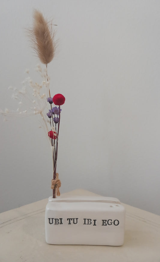 Mini portafoto "Ubi tu ibi ego"