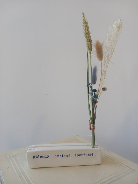 Portafoto "Ridendo insieme, spettinati."