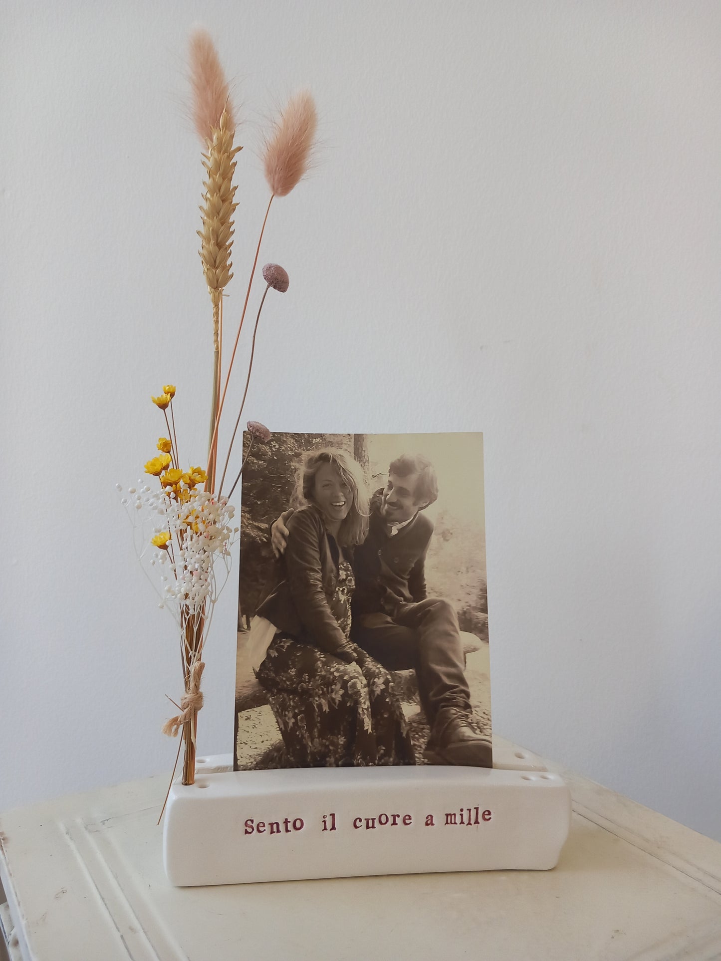 Portafoto "Sento il cuore a mille"