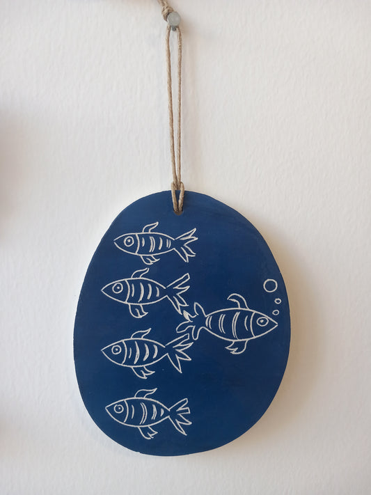 Piastrella decorativa pesciolini