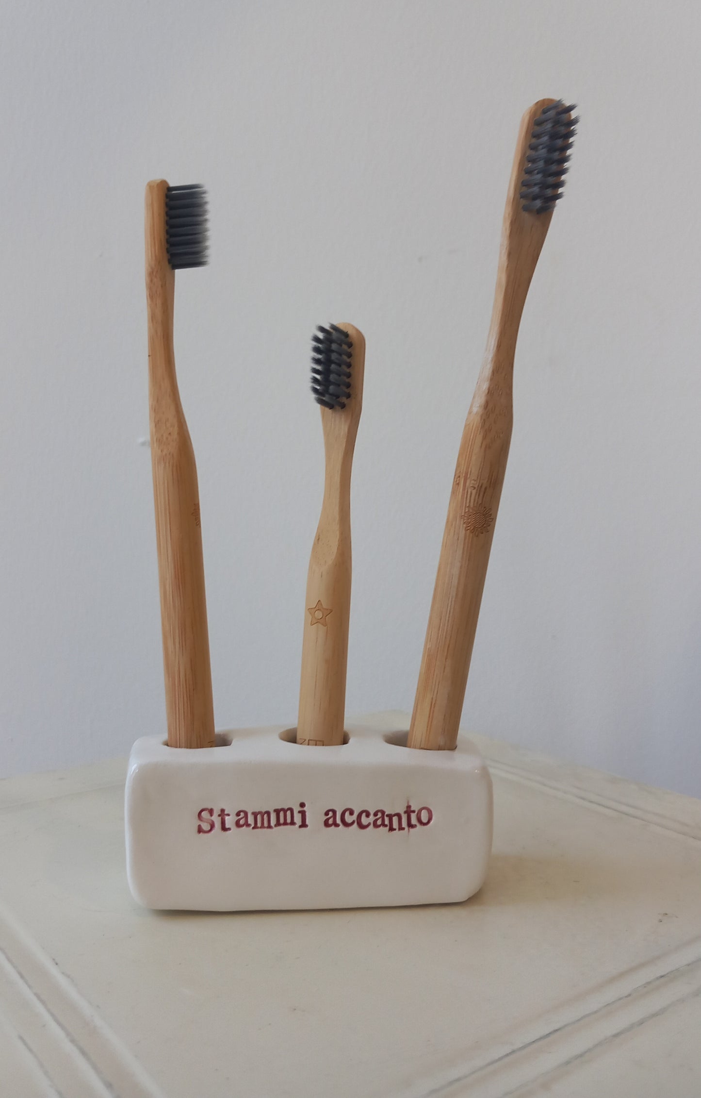 Portaspazzolini "Stammi accanto"